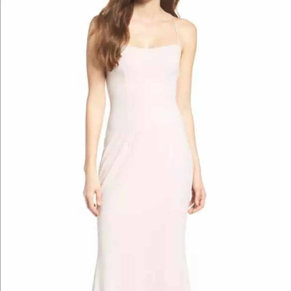 KATIE MAY Jean Stretch Crepe Gown Ballet